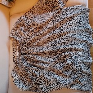 Chicos Cheetah Print Blouse